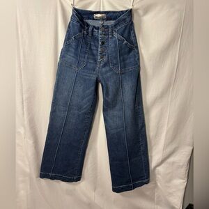 Kut from the Kloth Meg High Rise Wide Leg Jeans Size 00